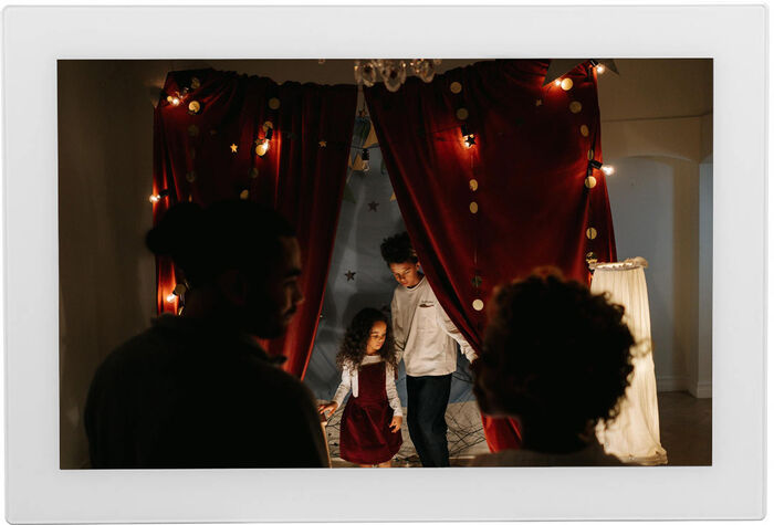 Denver PFF-1037 stafrænn myndarammi 10,1" - Hvítur