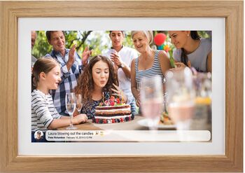 Denver PFF-1042 stafrænn myndarammi 10,1" - Viður 