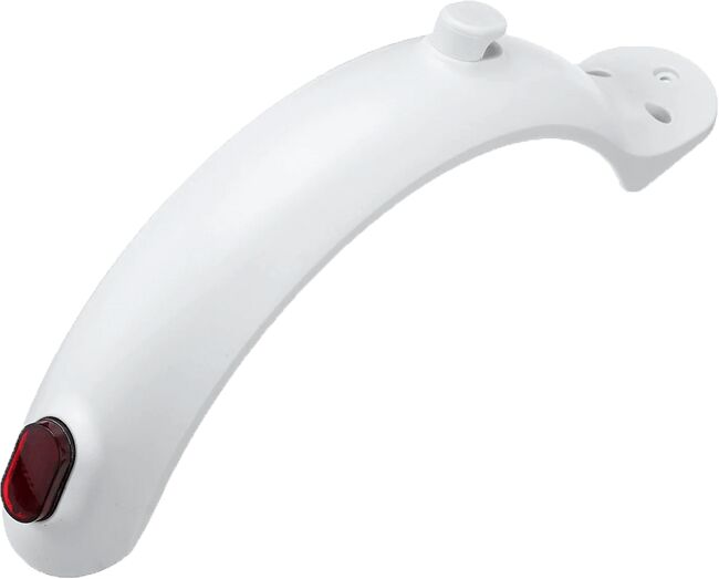 Xiaomi afturbretti með ljósi fyrir M365 og M365 Pro hlaupahjól - Hvítt