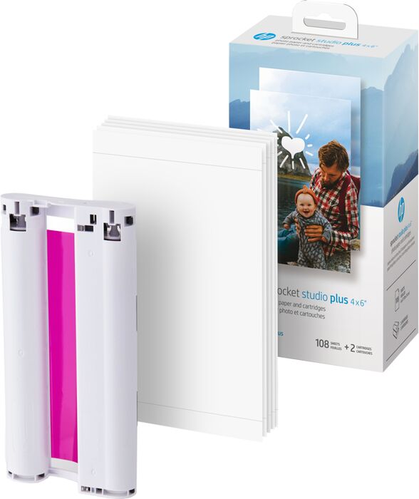 HP Sprocket Studio Plus hylki - 108 stk