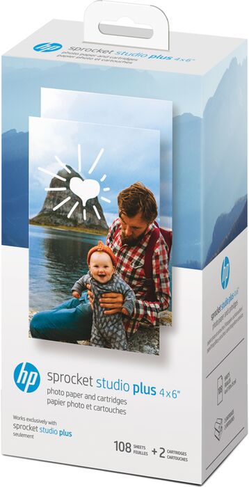 HP Sprocket Studio Plus hylki - 108 stk