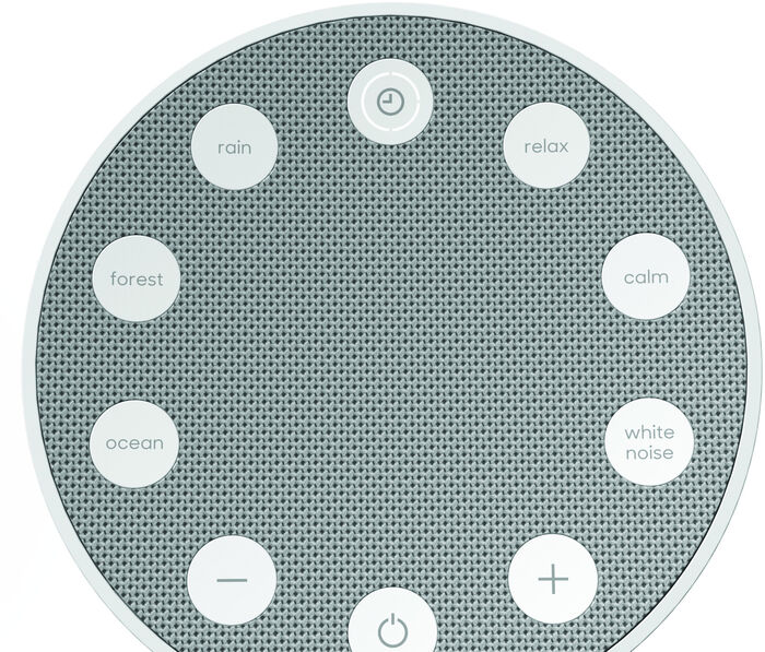 Sharper Image Sleep Therapy hljóðvél - Hvít