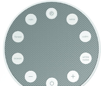 Sharper Image Sleep Therapy hljóðvél - Hvít