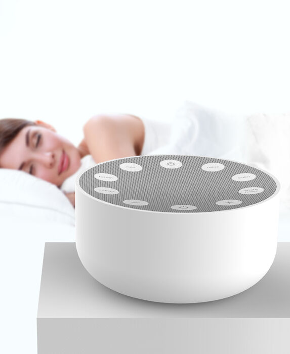 Sharper Image Sleep Therapy hljóðvél - Hvít