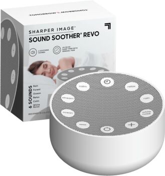Sharper Image Sleep Therapy hljóðvél - Hvít