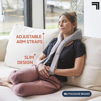 Sharper Image RealTouch Shiatsu hálsnuddtæki - Grátt