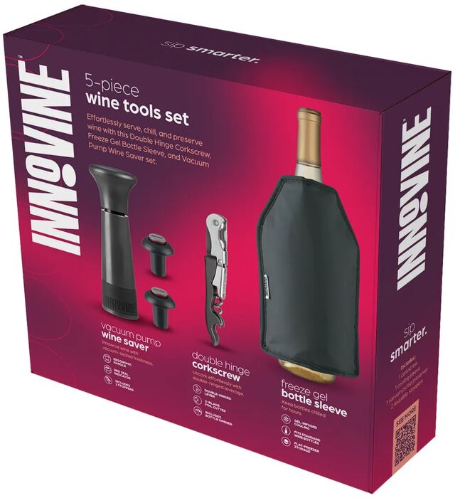 Innovine 5 hluta vín gjafasett