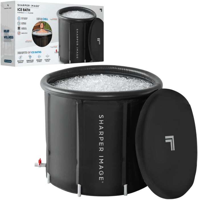 Sharper Image samanbrjótanlegt ísbað - Svart
