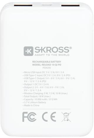 Product image not available for Skross Reload 10 Qi ferðahleðsla