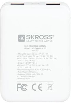 Product image not available for Skross Reload 10 Qi ferðahleðsla