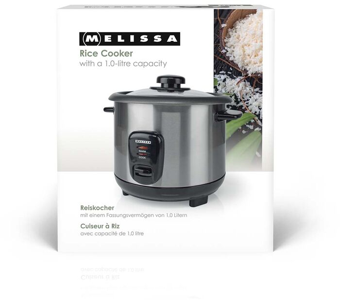 Melissa hrísgrjónapottur 1L 400W - Stál