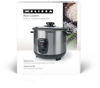 Melissa hrísgrjónapottur 1L 400W - Stál