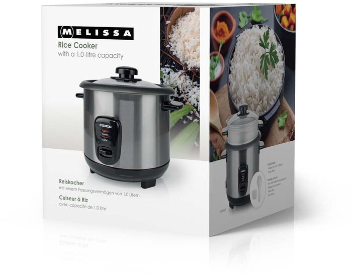 Melissa hrísgrjónapottur 1L 400W - Stál