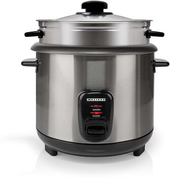 Melissa hrísgrjónapottur 1,5L 500W - Stál 