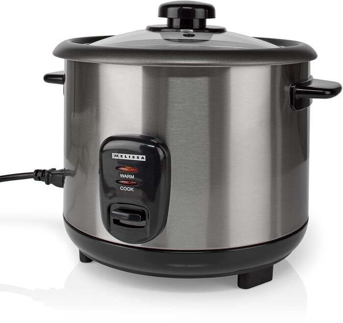 Melissa hrísgrjónapottur 1,5L 500W - Stál 