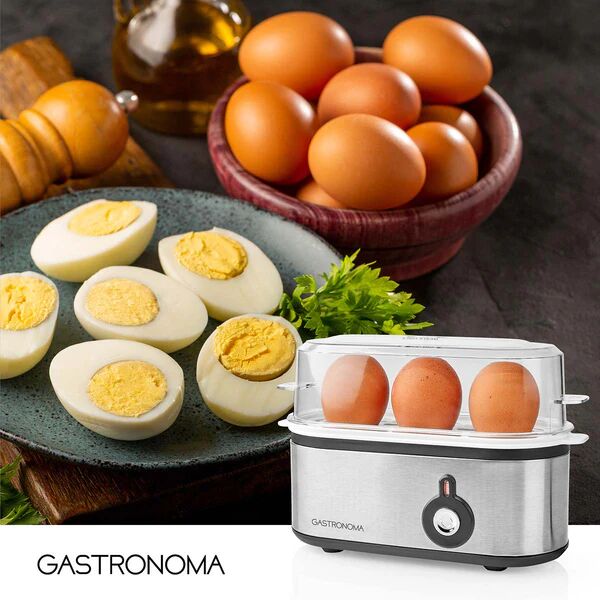 Gastronoma eggjasuðu tæki fyrir 3 egg - Stál