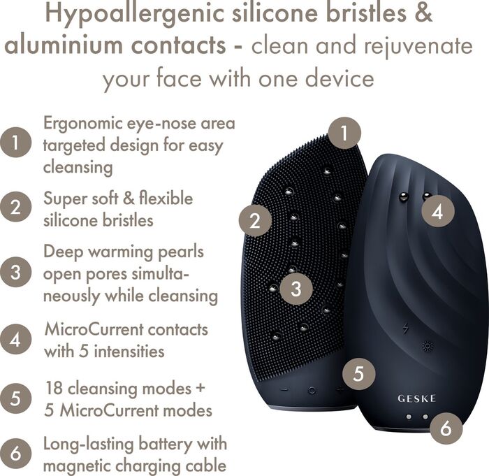 GESKE Sonic Thermo andlitsbursti 8-í-1