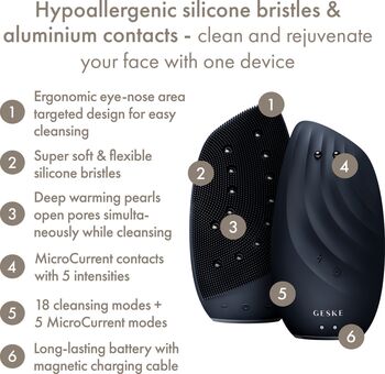 GESKE Sonic Thermo andlitsbursti 8-í-1