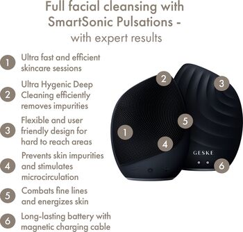 GESKE Sonic Thermo andlitsbursti 5-í-1