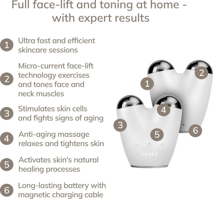 GESKE MicroCurrent Face Lifter 6-í-1