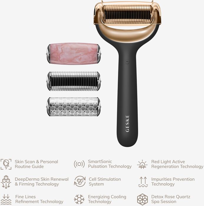 Geske Microneedle Face & Body 9-í-1 rúlla