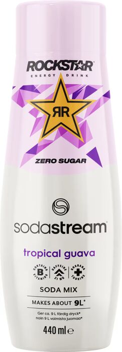 SodaStream bragð 440 ml - Rockstar Tropical Guava Zero