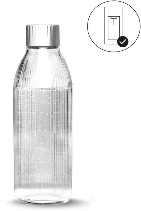 Mysoda glerflaska 1 L