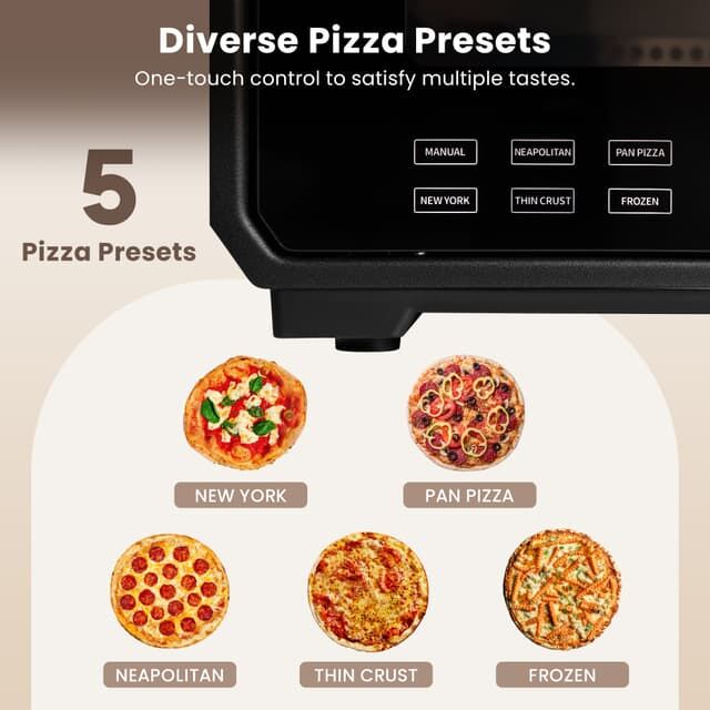 North 12" rafmangspizzaofn