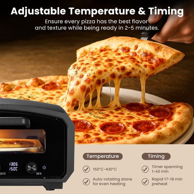 North 12" rafmangspizzaofn