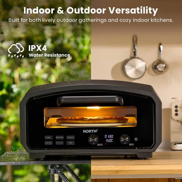 North 12" rafmangspizzaofn