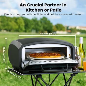 North 12" rafmangspizzaofn