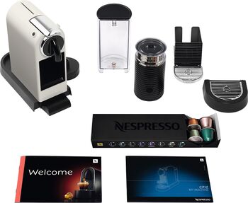 Nespresso CitiZ and Milk hylkjakaffivél - Hvít