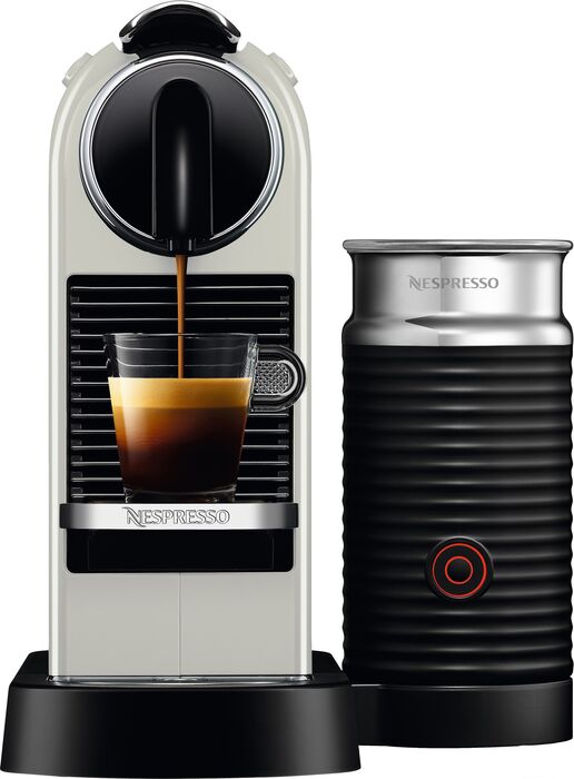 Nespresso CitiZ and Milk hylkjakaffivél - Hvít