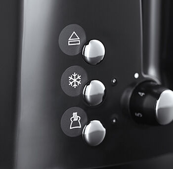 Russell Hobbs Textures Plus brauðrist - Svört 