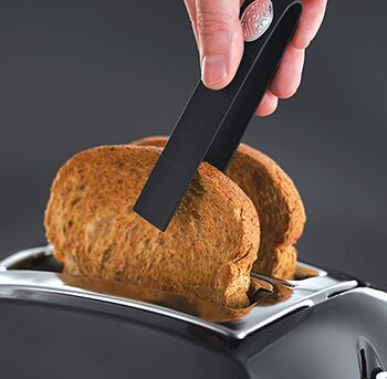 Russell Hobbs Textures Plus brauðrist - Svört 