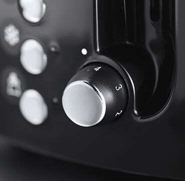 Russell Hobbs Textures Plus brauðrist - Svört 