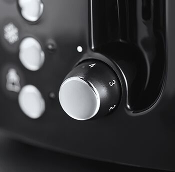 Russell Hobbs Textures Plus brauðrist - Svört 