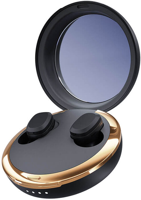 Happy Plugs Adore þráðlaus heyrnartól - Svört