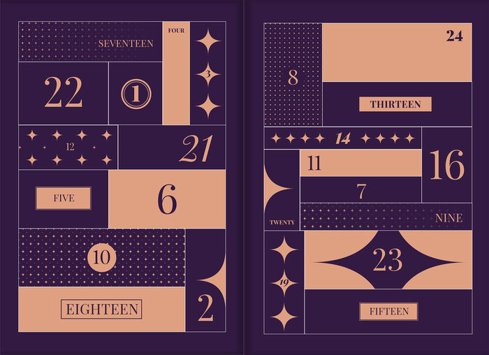 Dream Toys unaðsvöru dagatal - Fjólublátt