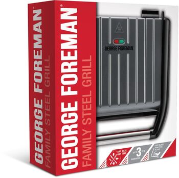 George Foreman heilsugrill 1650 W - Grátt