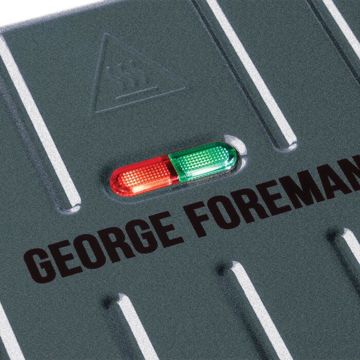 George Foreman heilsugrill 1650 W - Grátt