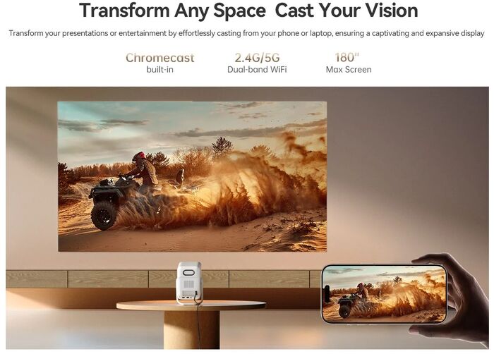 Wanbo T2 Ultra skjávarpi