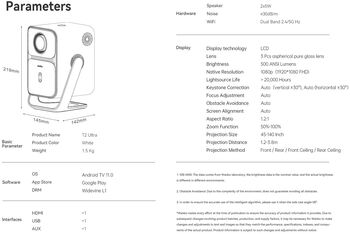 Wanbo T2 Ultra skjávarpi