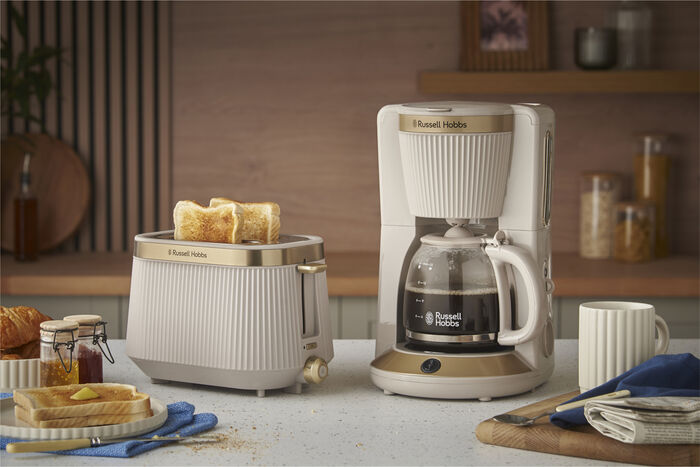 Russell Hobbs Brontë kaffivél- Kremhvít