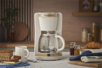 Russell Hobbs Brontë kaffivél- Kremhvít
