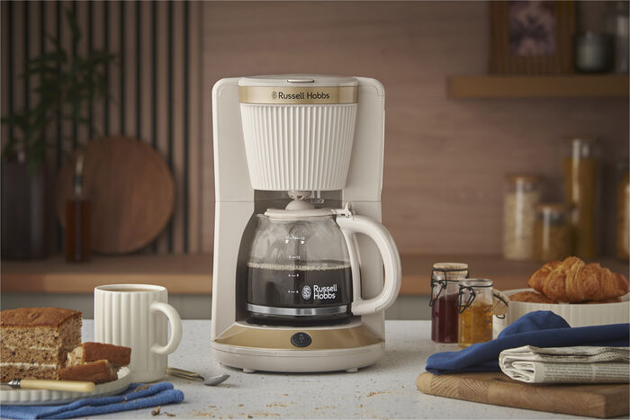 Russell Hobbs Brontë kaffivél- Kremhvít