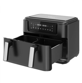 Haws tvöfaldur loftsteikingarpottur 10L - Svartur