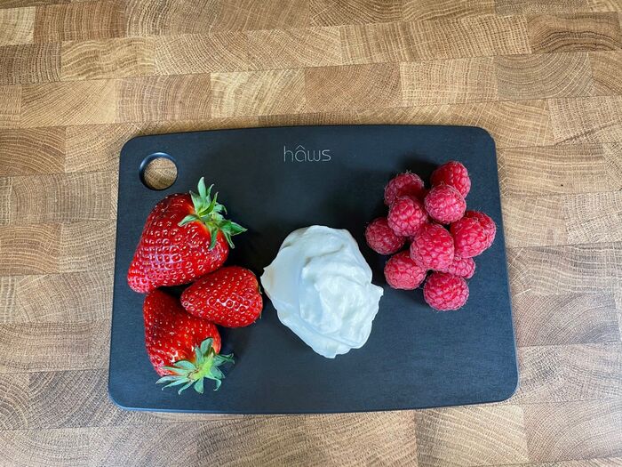 Haws skurðarbretti úr endurunnum við 30x23,5 cm - Svart