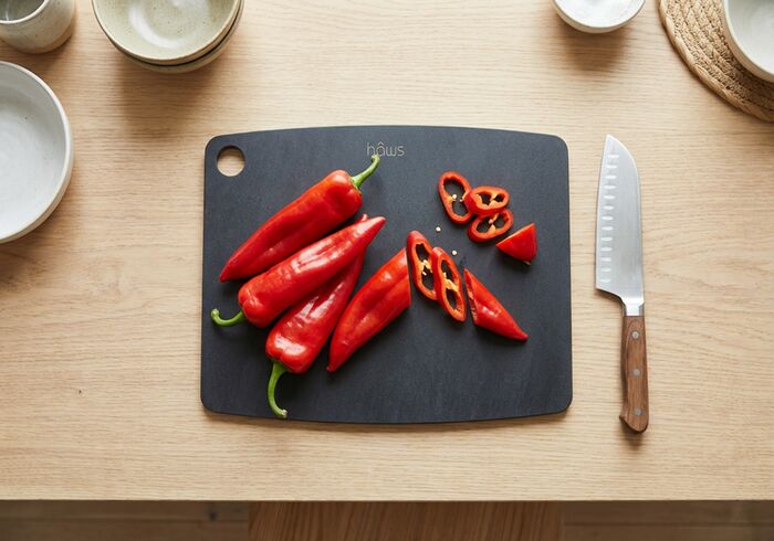 Haws skurðarbretti úr endurunnum við 30x23,5 cm - Svart