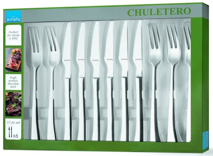 Amefa Chuletero steikar hnífapör